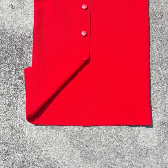 Carolyne Roehm crepe wool coat - Picture 3 of 8